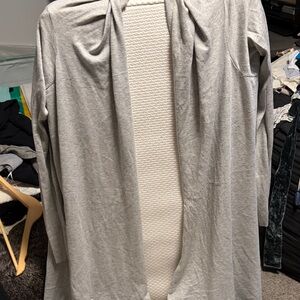 DKNY Light Gray Cardigan/Wrap